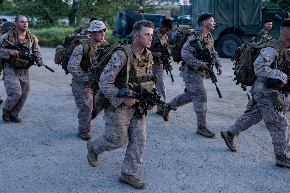 U.S. Marines with 1st MARDIV hold annual squad competition