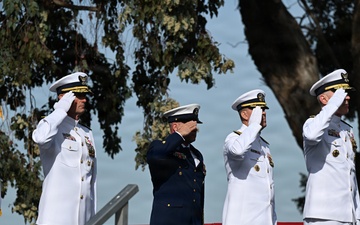 Vice Adm. Joe Buzzella assumes command of U.S. Coast Guard Pacific Area and Defense Force West