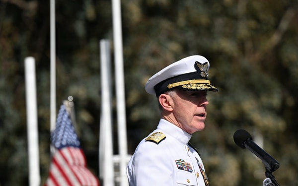 Vice Adm. Joe Buzzella assumes command of U.S. Coast Guard Pacific Area and Defense Force West