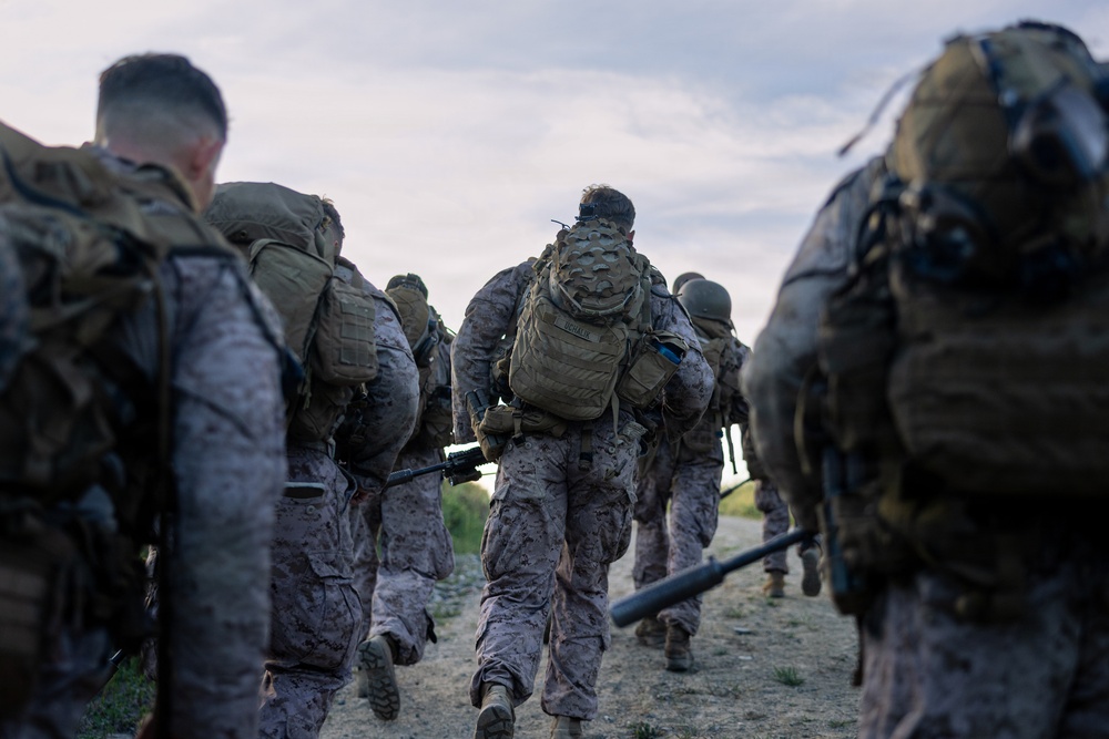 U.S. Marines with 1st MARDIV hold annual squad competition
