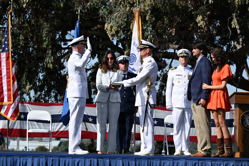 Vice Adm. Joe Buzzella assumes command of U.S. Coast Guard Pacific Area and Defense Force West