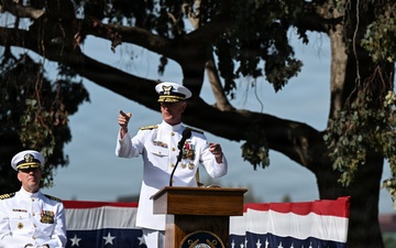 Vice Adm. Joe Buzzella assumes command of U.S. Coast Guard Pacific Area and Defense Force West