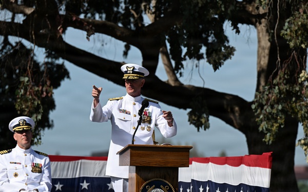 Vice Adm. Joe Buzzella assumes command of U.S. Coast Guard Pacific Area and Defense Force West