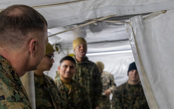 CORE26 | U.S. Marine Corps Brig. Gen. Dustin J. Byrum of MCWL Visits Cold Response 26