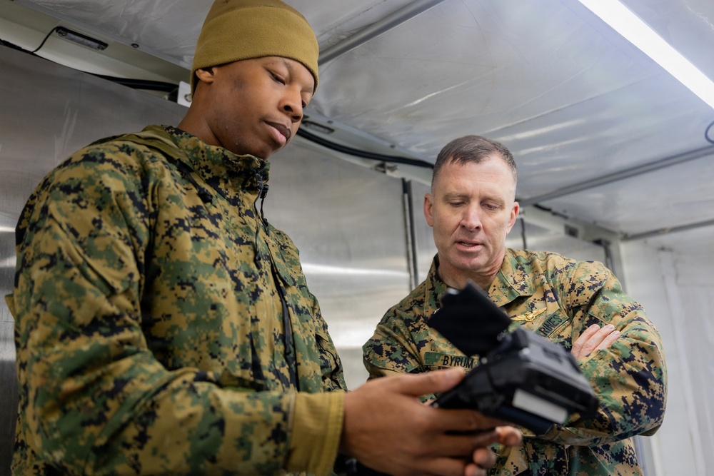 CORE26 | U.S. Marine Corps Brig. Gen. Dustin J. Byrum of MCWL Visits Cold Response 26