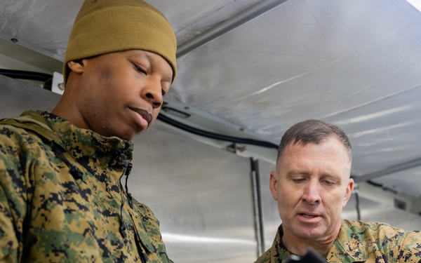 CORE26 | U.S. Marine Corps Brig. Gen. Dustin J. Byrum of MCWL Visits Cold Response 26