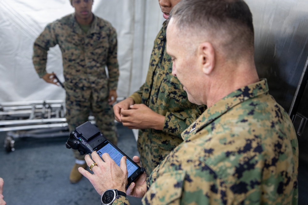 CORE26 | U.S. Marine Corps Brig. Gen. Dustin J. Byrum of MCWL Visits Cold Response 26