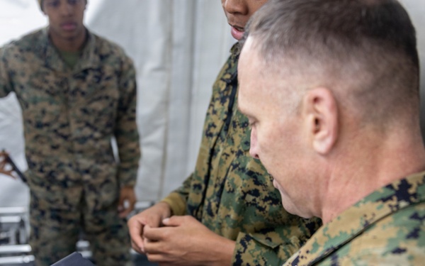 CORE26 | U.S. Marine Corps Brig. Gen. Dustin J. Byrum of MCWL Visits Cold Response 26