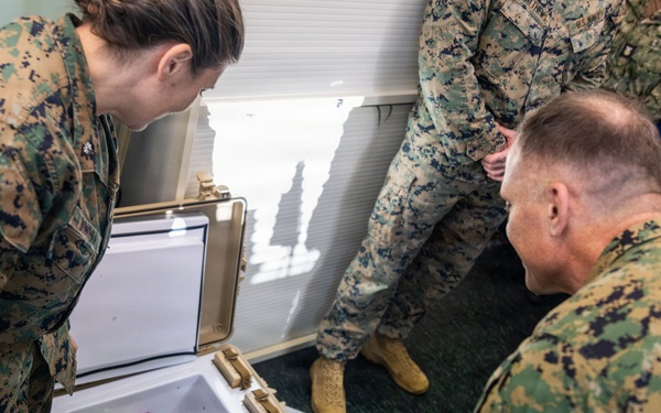 CORE26 | U.S. Marine Corps Brig. Gen. Dustin J. Byrum of MCWL Visits Cold Response 26
