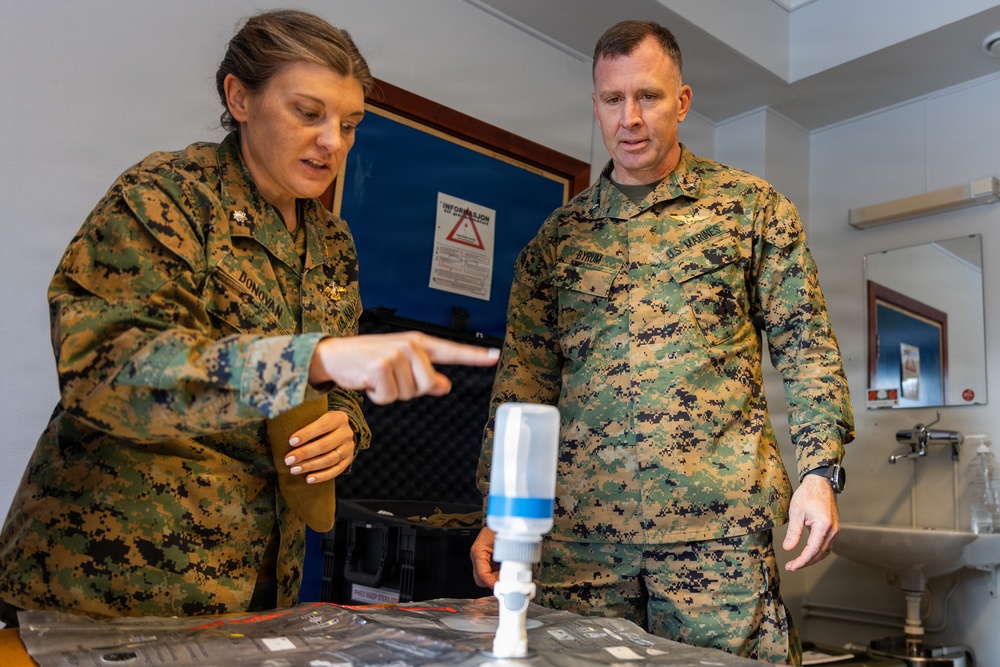 CORE26 | U.S. Marine Corps Brig. Gen. Dustin J. Byrum of MCWL Visits Cold Response 26