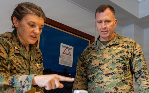 CORE26 | U.S. Marine Corps Brig. Gen. Dustin J. Byrum of MCWL Visits Cold Response 26