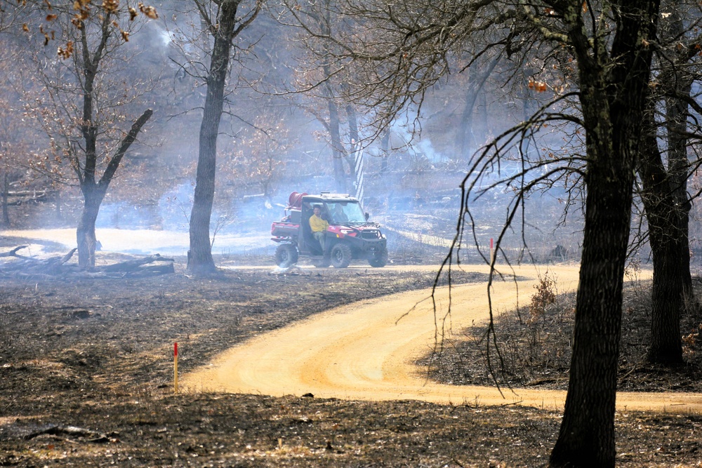 U.S. Forest Service-Fort McCoy partnership leads to effective beginning to 2026 prescribed burn season on post