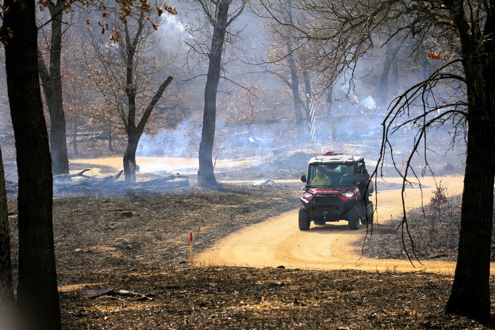 U.S. Forest Service-Fort McCoy partnership leads to effective beginning to 2026 prescribed burn season on post