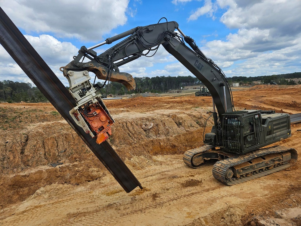 NMCB 133 Build Demo Pond for ERDC