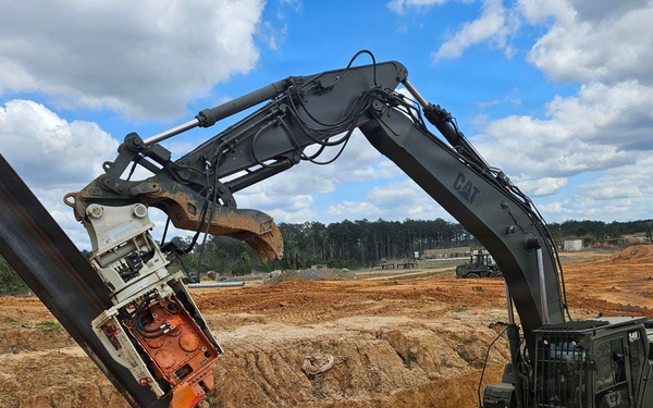 NMCB 133 Build Demo Pond for ERDC