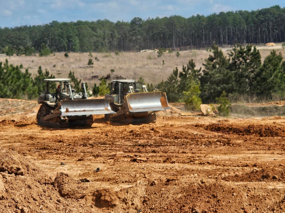 NMCB 133 Build Demo Pond for ERDC