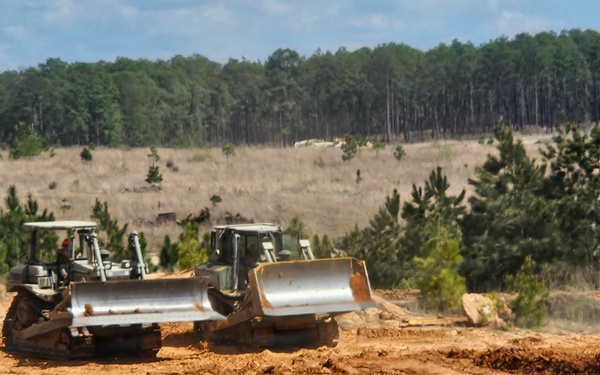 NMCB 133 Build Demo Pond for ERDC