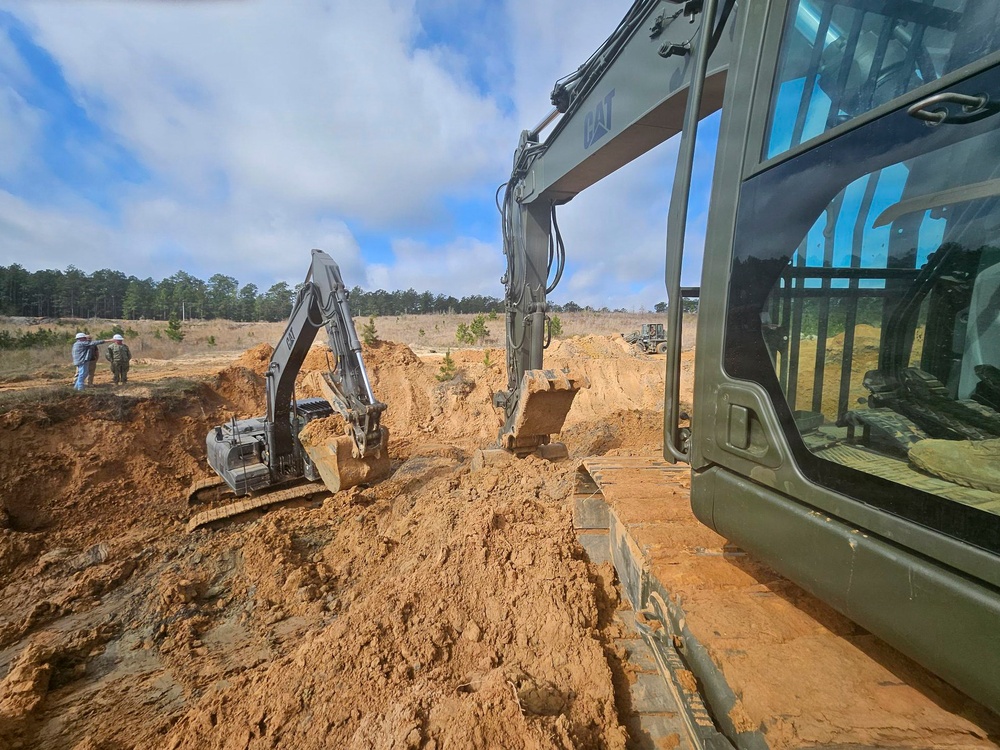 NMCB 133 Build Demo Pond for ERDC
