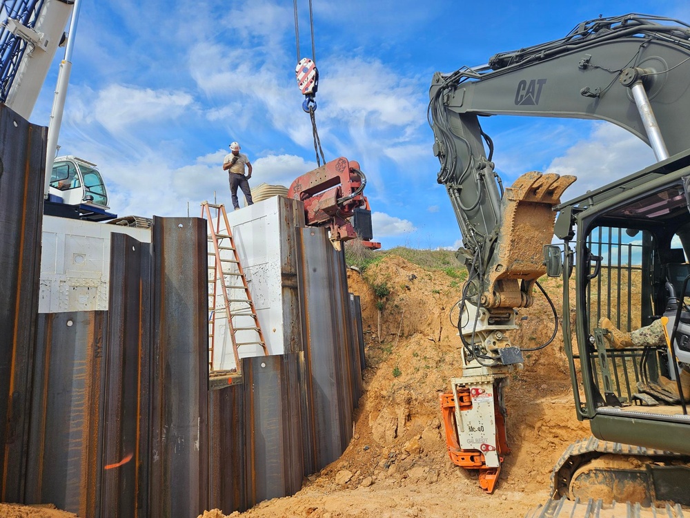 NMCB 133 Build Demo Pond for ERDC