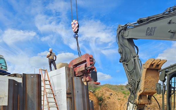 NMCB 133 Build Demo Pond for ERDC