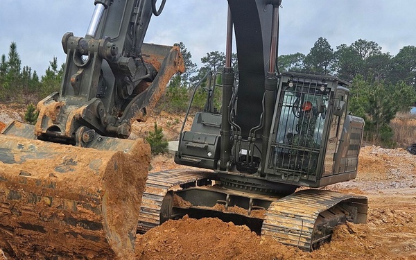 NMCB 133 Build Demo Pond for ERDC