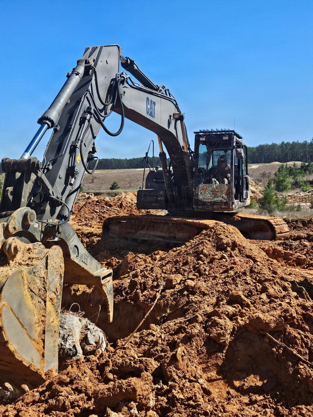 NMCB 133 Build Demo Pond for ERDC