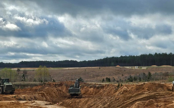 NMCB 133 Build Demo Pond for ERDC