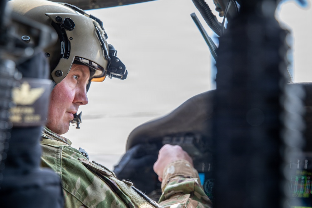 U.S. Army conducts flight operations during Operation Epic Fury