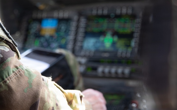 U.S. Army conducts flight operations during Operation Epic Fury