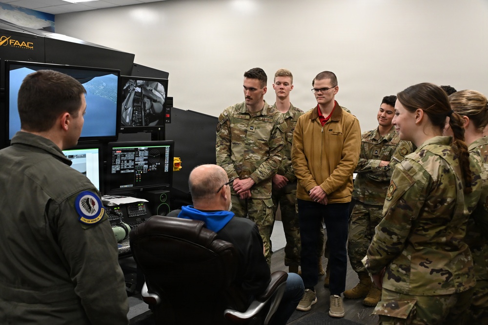 ISU Air Force ROTC cadets visit 185th ARW