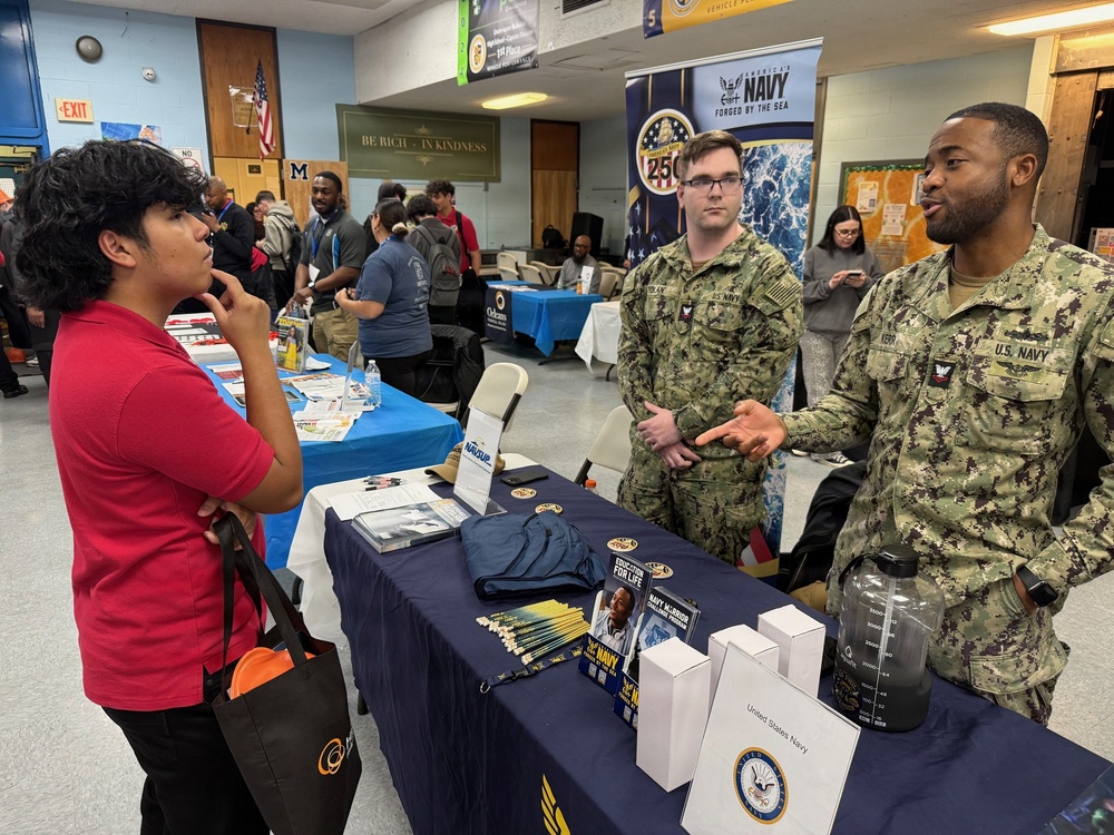 Philadelphia Maritime Academy Hosts NAVSUP WSS at Career Fair