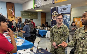 Philadelphia Maritime Academy Hosts NAVSUP WSS at Career Fair