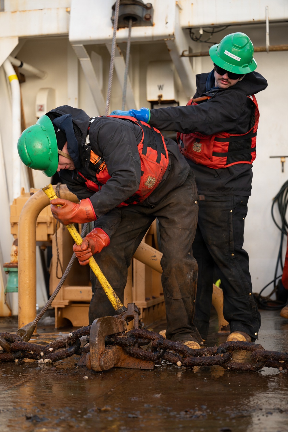 USCGC Kukui conducts aids to navigation operations near Sitka, Alaska