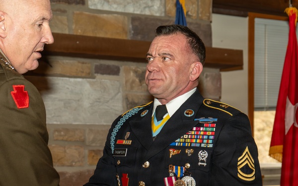 Sgt. 1st Class Thompson retires after 26 years of service