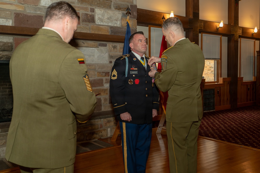 Sgt. 1st Class Thompson retires after 26 years of service