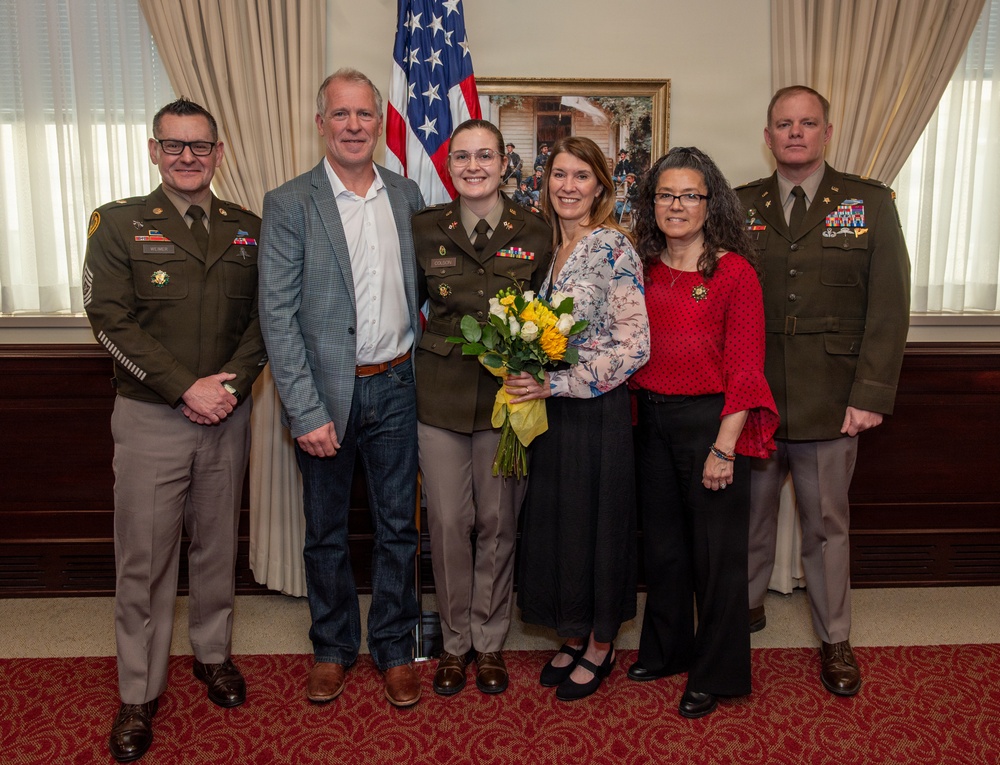 Staff Sgt. direct commissions into Army public affairs branch