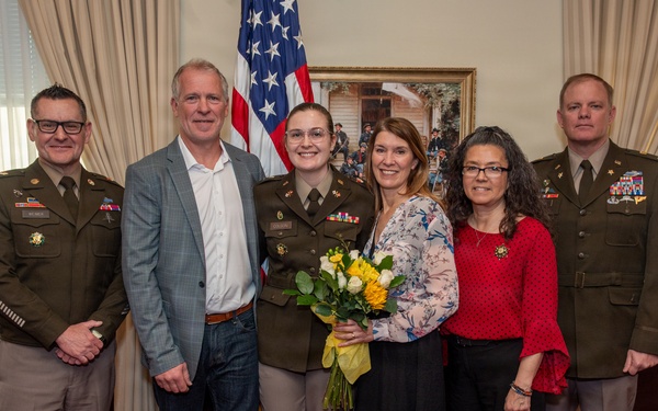 Staff Sgt. direct commissions into Army public affairs branch