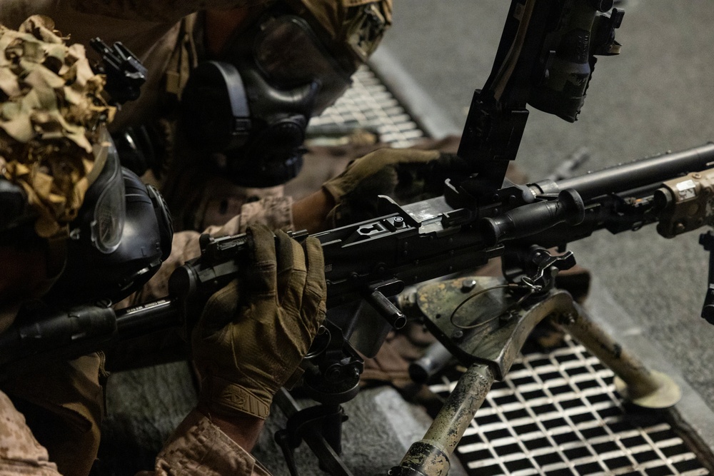 11th MEU Marines, Sailors Conduct Infantry Training Aboard USS Boxer