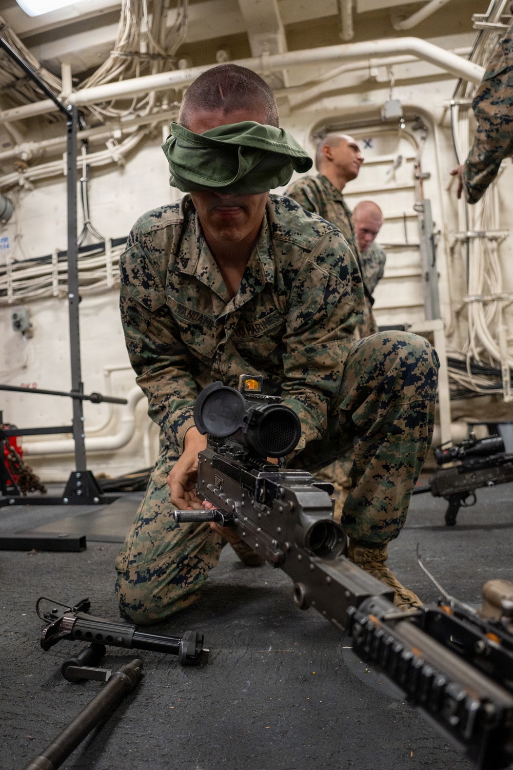 11th MEU Marines Conduct Shipboard Training Exercises