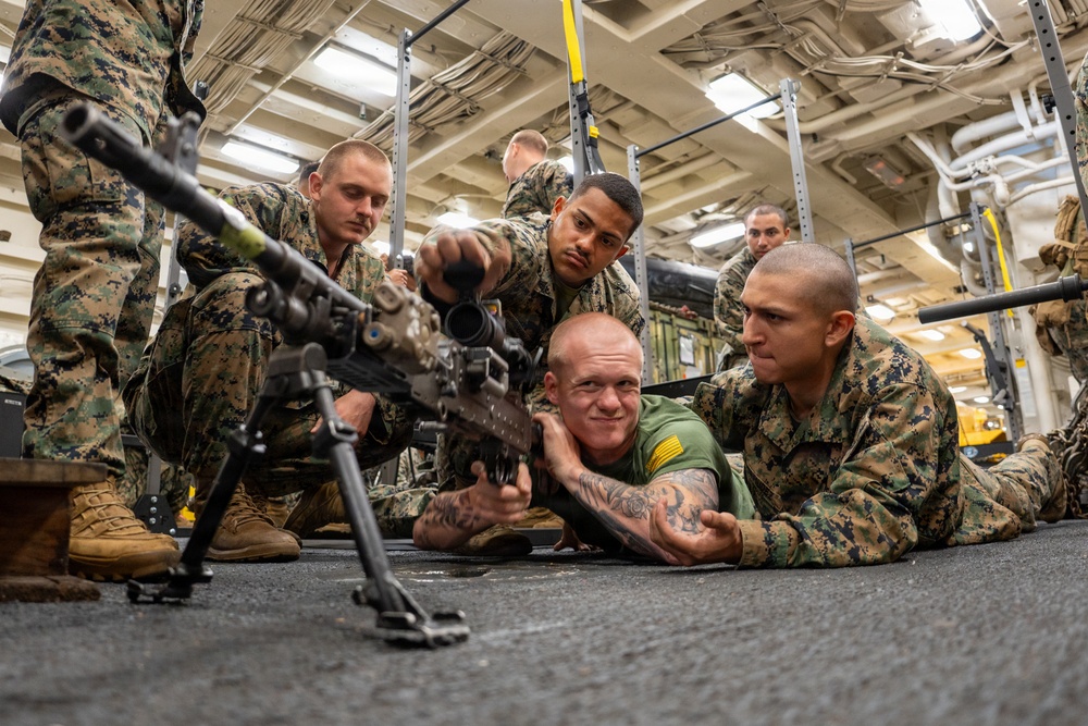 11th MEU Marines Conduct Shipboard Training Exercises