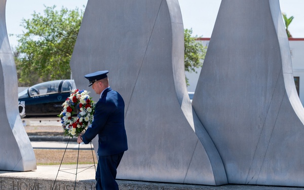 Freedom Flyer Wreath-Laying ceremony