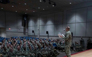 NAVFAC Commander Holds All Hands at NCBC Gulfport