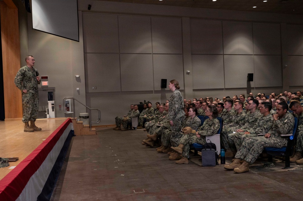NAVFAC Commander Holds All Hands at NCBC Gulfport