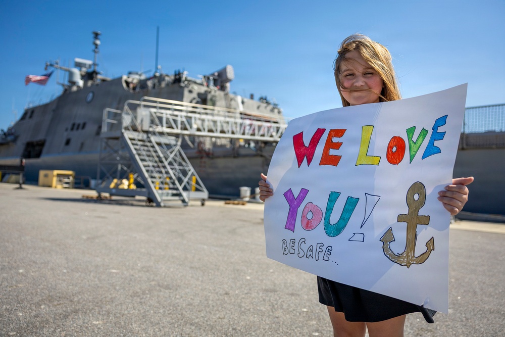 USS Billings (LCS 15) Departs for Deployment