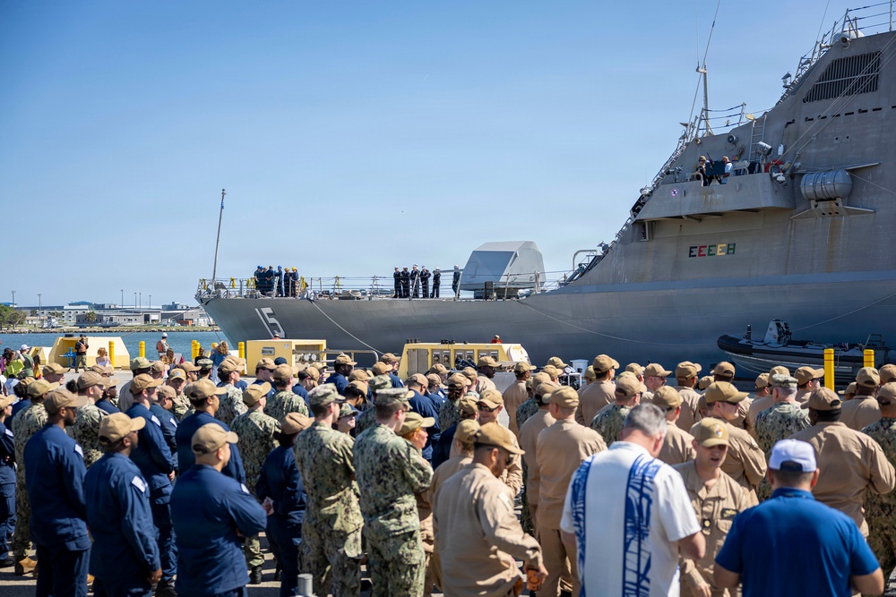 USS Billings (LCS 15) Departs for Deployment
