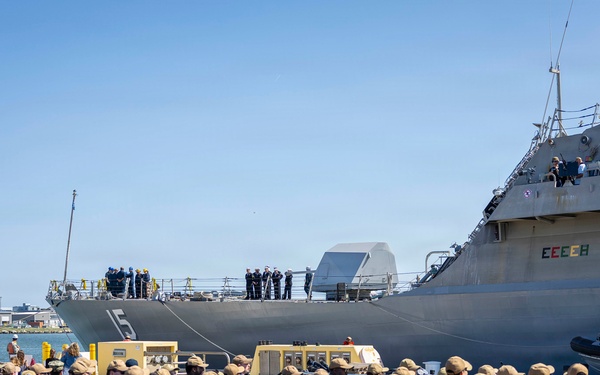USS Billings (LCS 15) Departs for Deployment