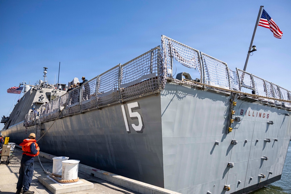 USS Billings (LCS 15) Departs for Deployment