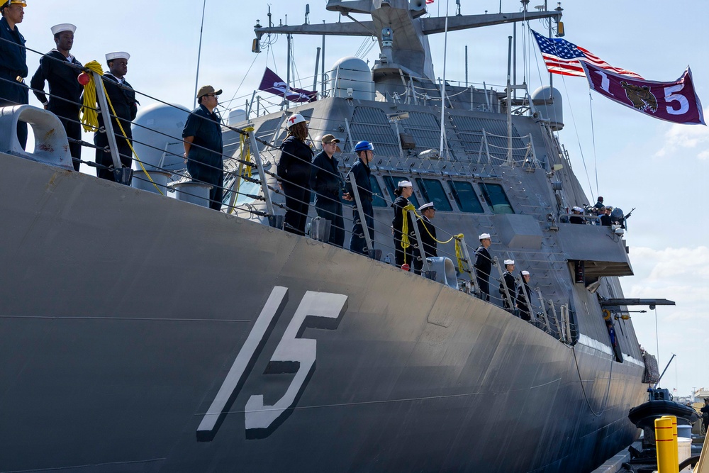 USS Billings (LCS 15) Departs for Deployment