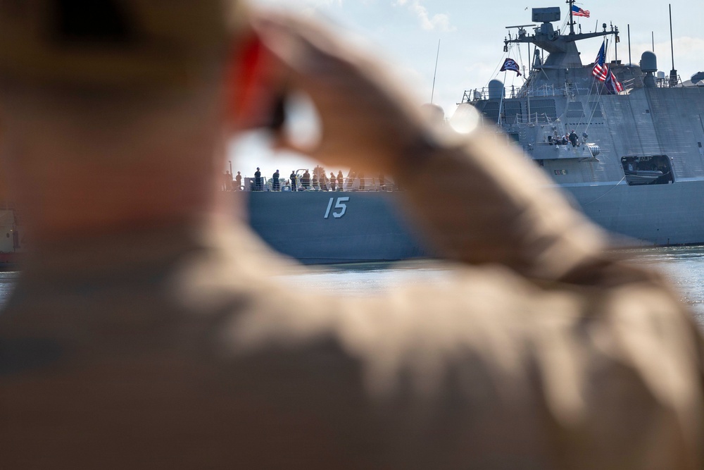 USS Billings (LCS 15) Departs for Deployment