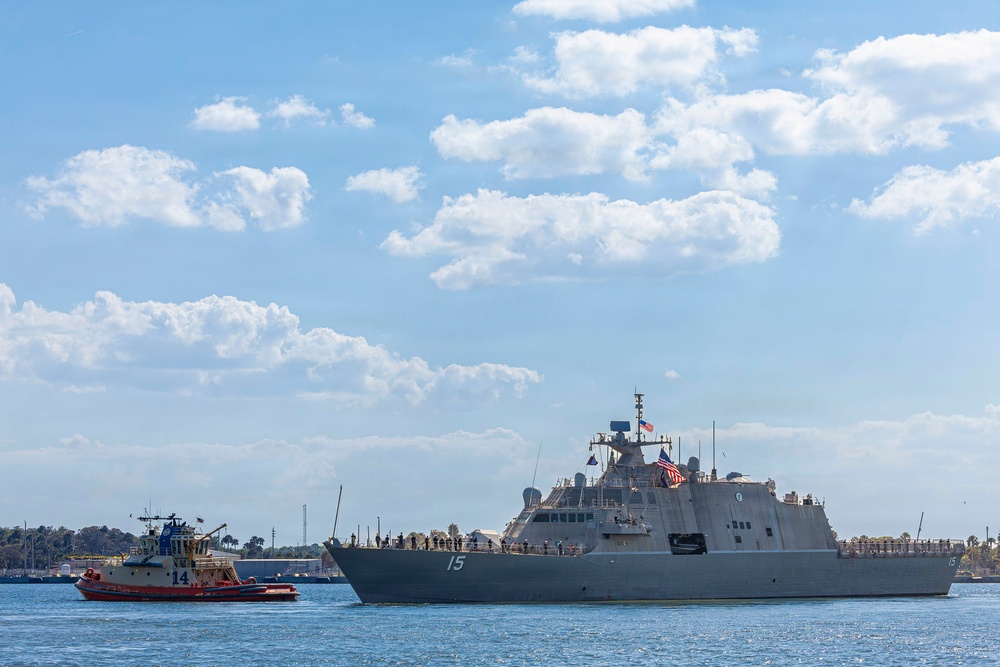 USS Billings (LCS 15) Departs for Deployment